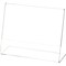 Plymor Clear Acrylic Sign Display / Literature Holder (Angled), 7" W x 5.5" H